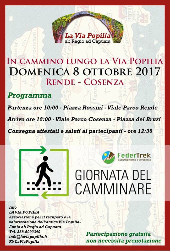 Giornata del Camminare Federtrek Cosenza- Rende